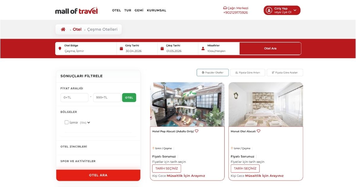 Çeşme'de Nerede Kalmalı